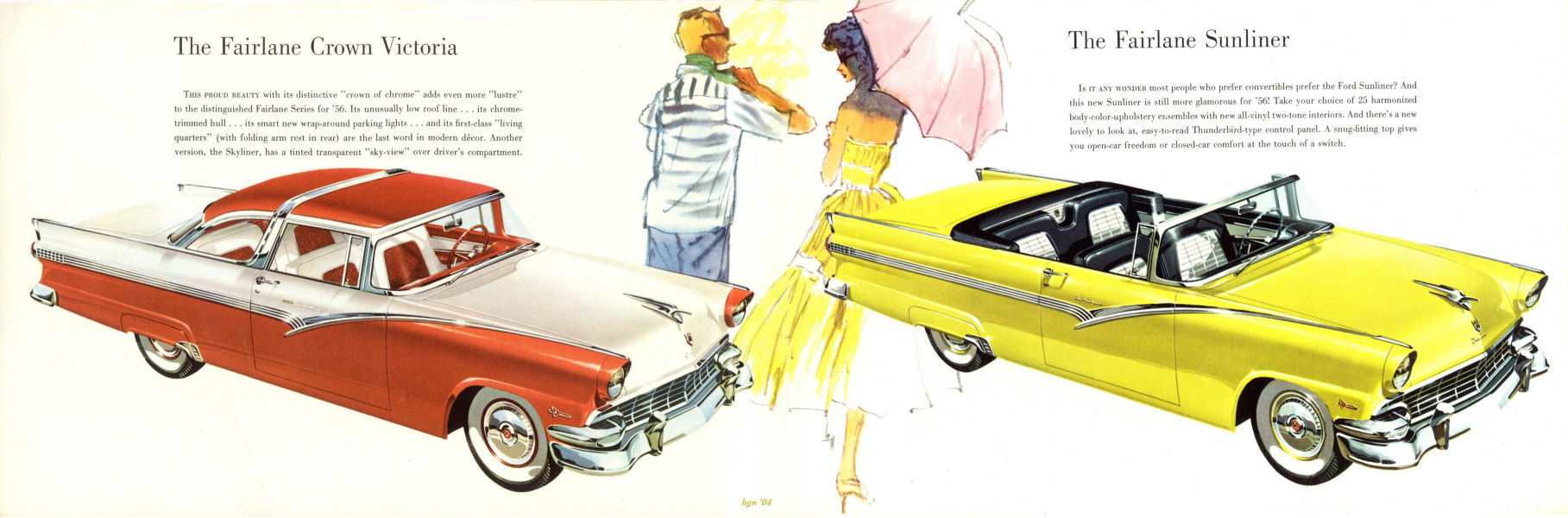 1956 Ford Fairlane Brochure Page 2